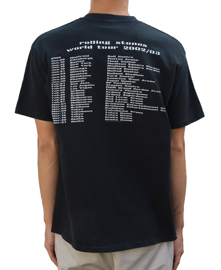 Rolling Stones 2002/03 World Tour T Shirt (Size XXL) — RootsBK